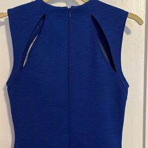 Top shop royal blue cutout dress size 4
